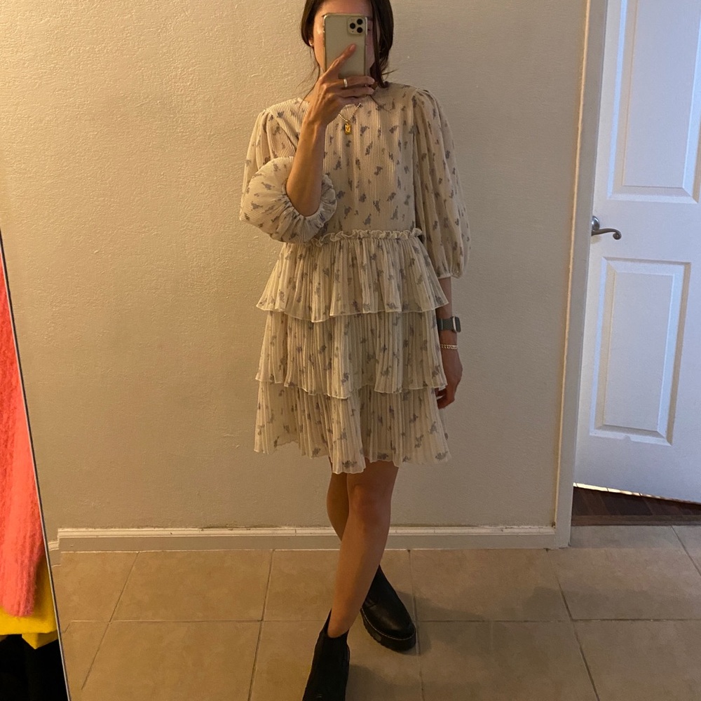 Ganni baby doll dress